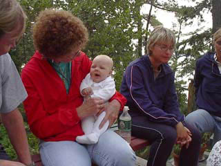 Billie's having a try too